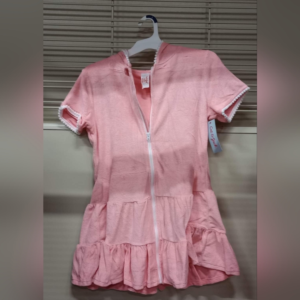 New Cat & Jack Swimsuit Coverup - Coral